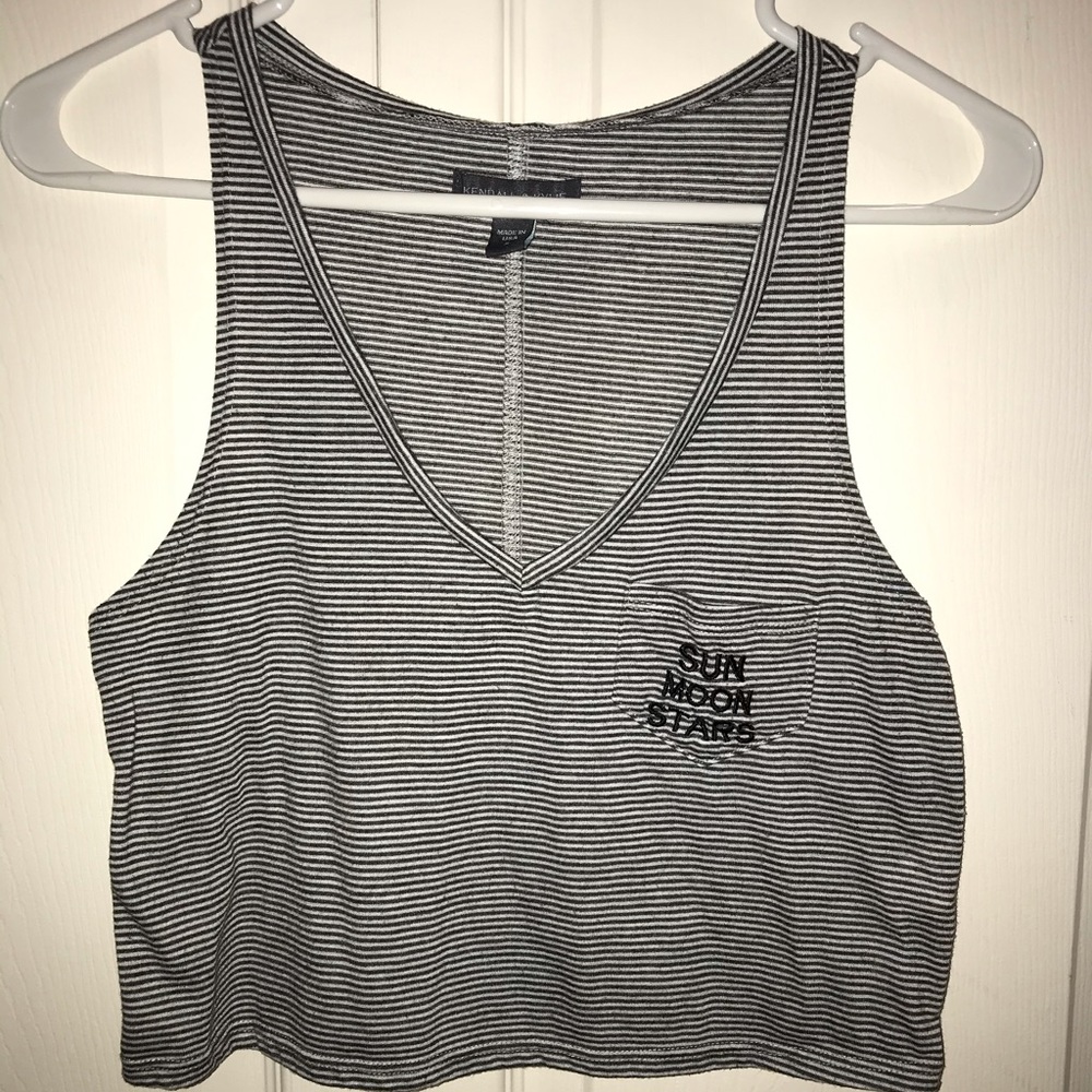 Kendall & Kylie: Sun Moon & Stars cropped tank